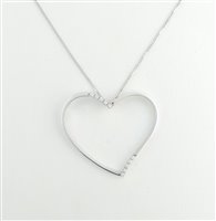 Collana Davite & Delucchi Donna in Oro bianco Diamante 0.1 Ct CLN005767 - CLN005767